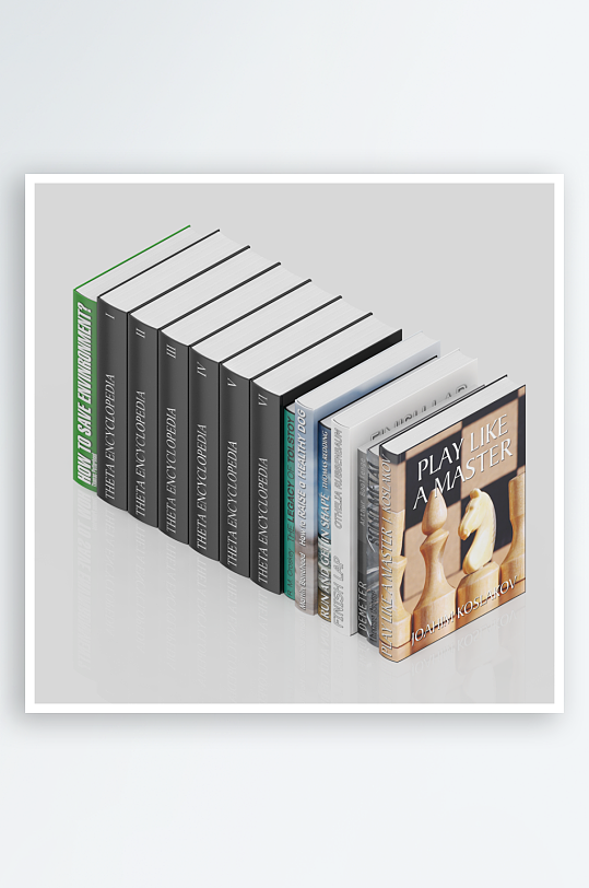 书本用品设计模型-众图网