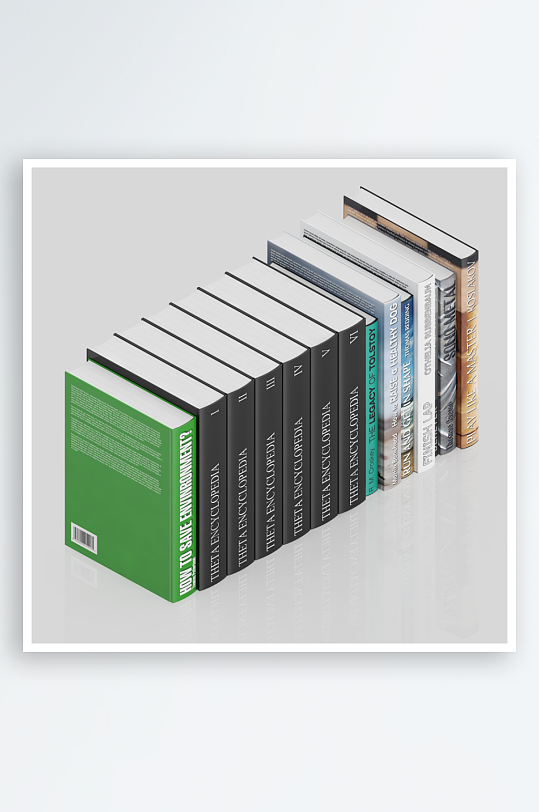 书本用品设计模型-众图网