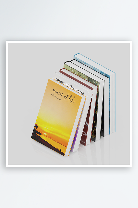 书本用品设计模型-众图网