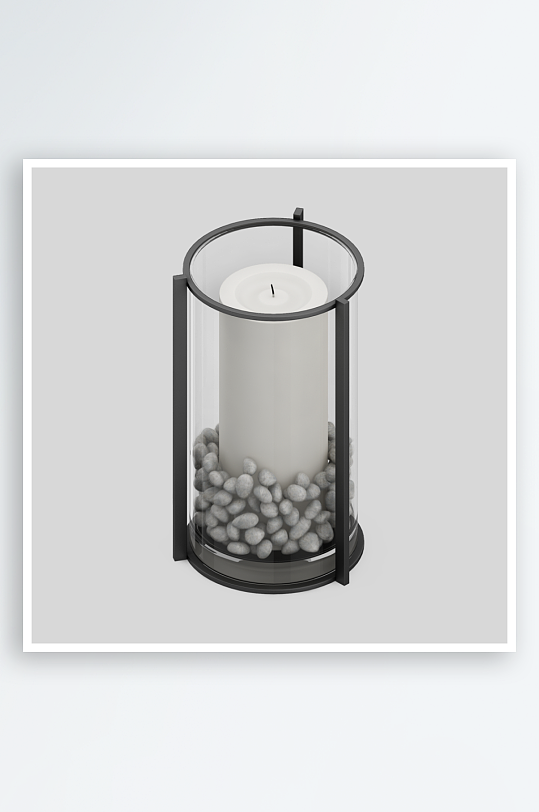 蜡烛产品设计模型-众图网