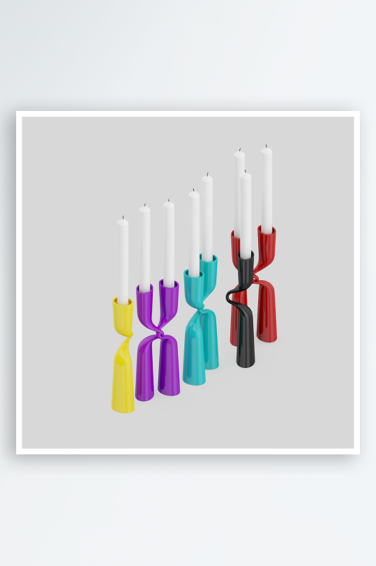 蜡烛产品设计模型-众图网