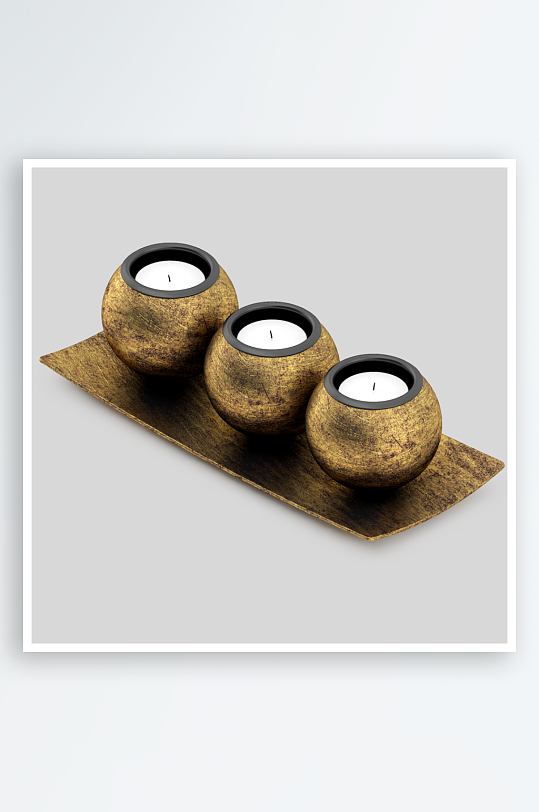 蜡烛产品设计模型-众图网