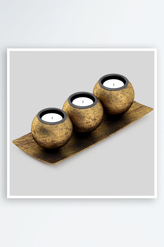 蜡烛产品设计模型-众图网