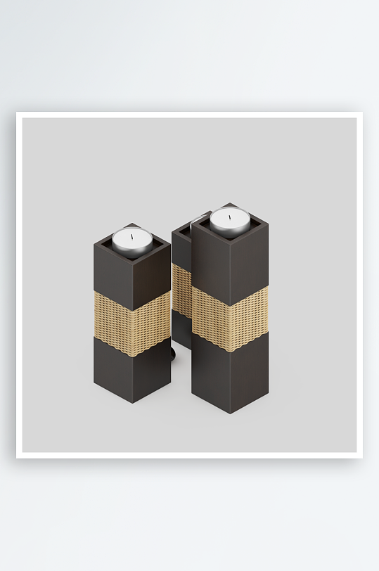 蜡烛产品设计模型-众图网