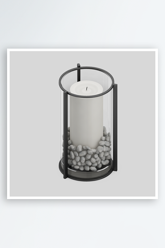 蜡烛产品设计模型-众图网