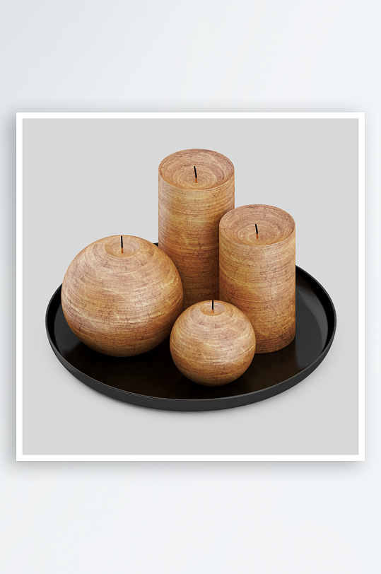 蜡烛产品设计模型-众图网