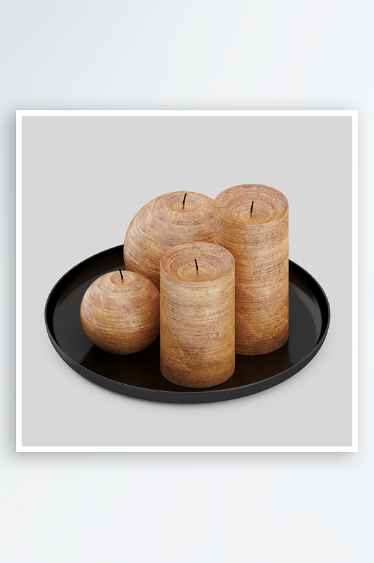 蜡烛产品设计模型1-众图网