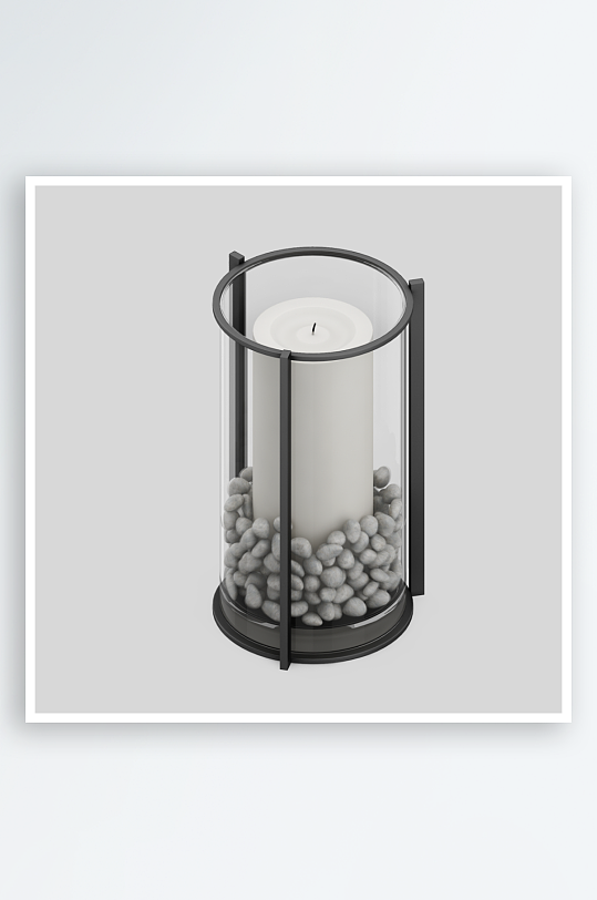 蜡烛产品设计模型1-众图网