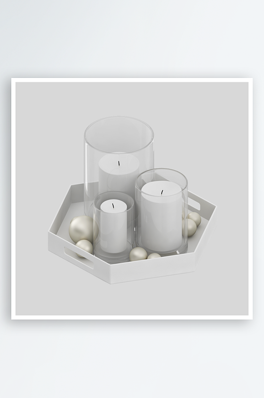 蜡烛产品设计模型1-众图网