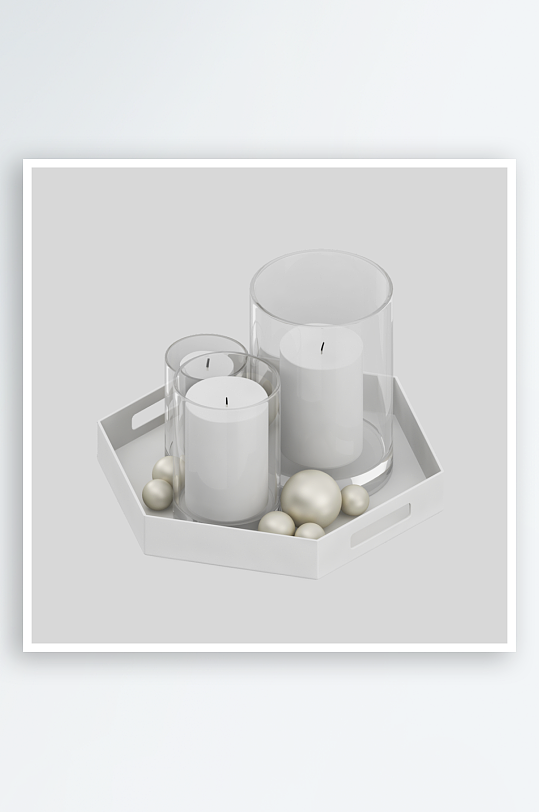 蜡烛产品设计模型1-众图网