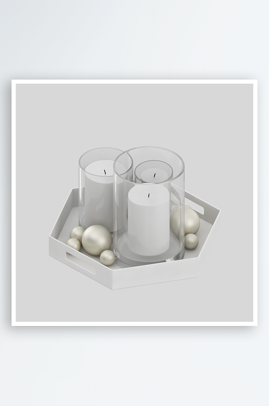 蜡烛产品设计模型1-众图网