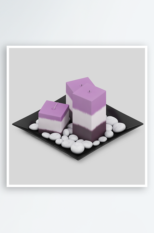 蜡烛产品设计模型2-众图网