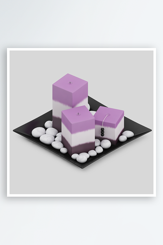 蜡烛产品设计模型2-众图网