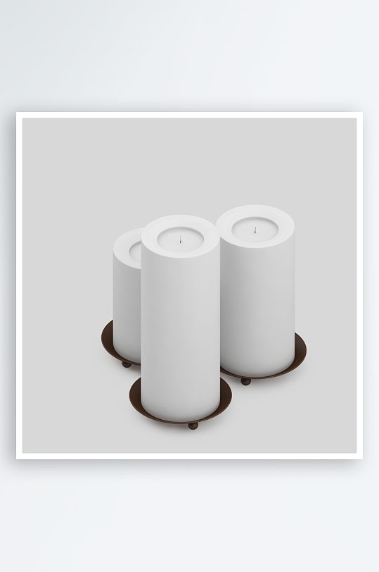 蜡烛产品设计模型3-众图网