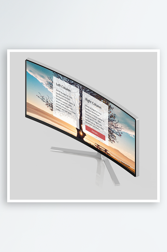 显示器电子产品设计模型-众图网