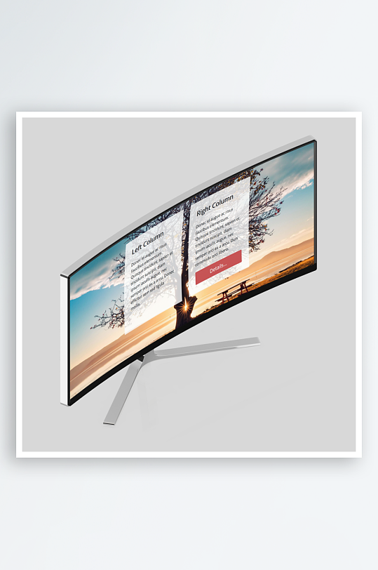 显示器电子产品设计模型-众图网