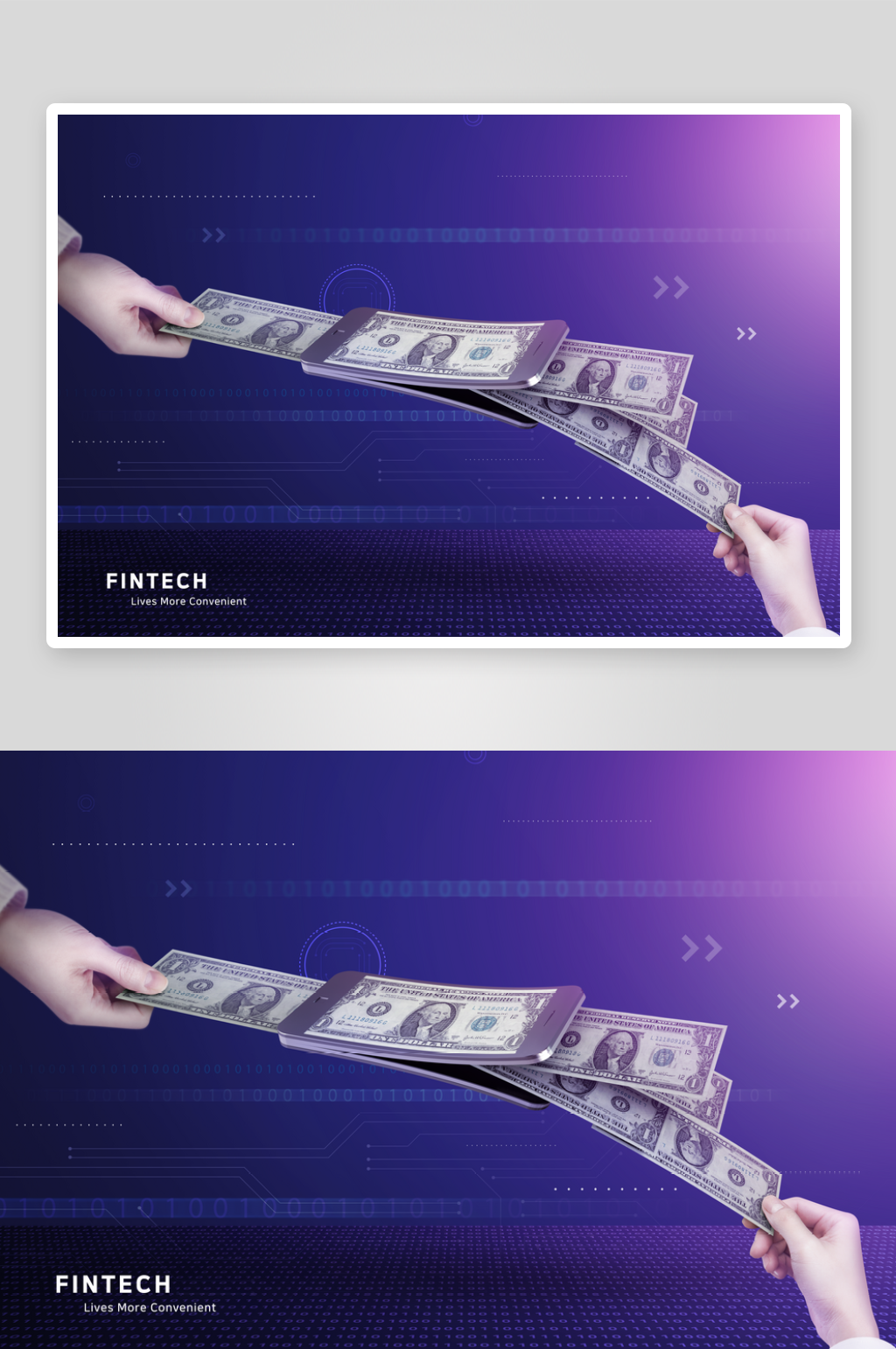 创意科技感智能合成背景素材