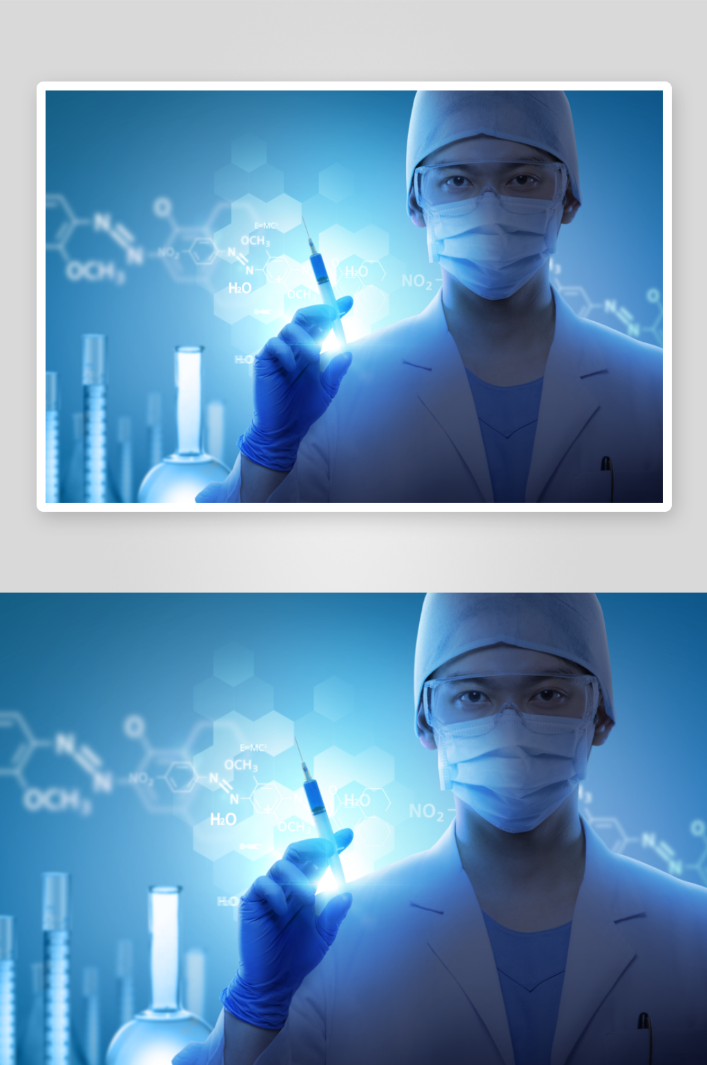 医疗药品实验室基因分子生物科技化学素材