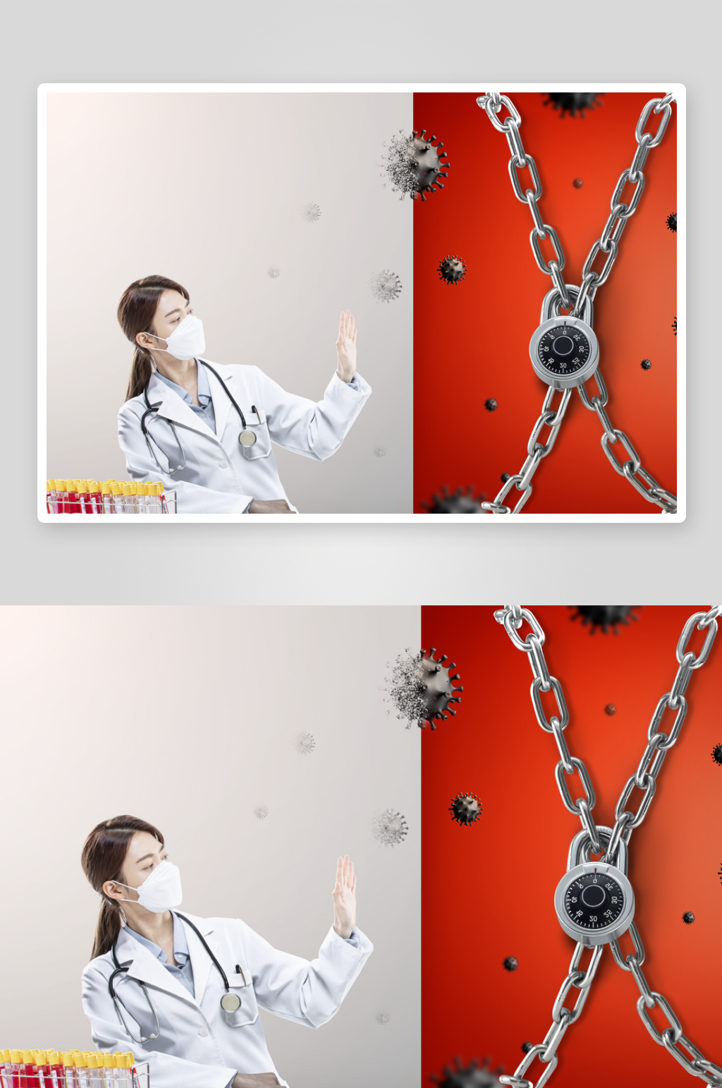医疗药品实验室基因分子生物科技化学素材
