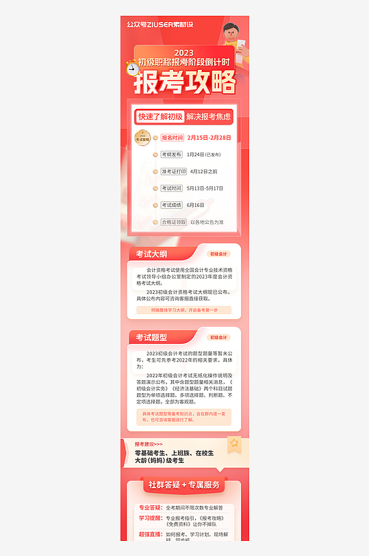 线上教育培训课程宣传长图PSD源文件素材-众图网