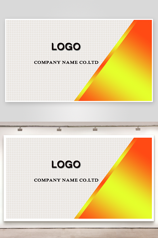 简约名片设计样式-众图网