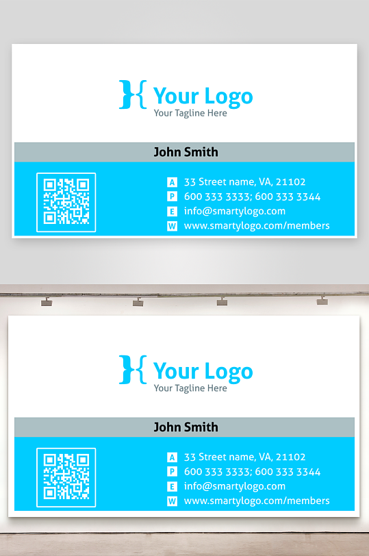 企业样式名片设计-众图网