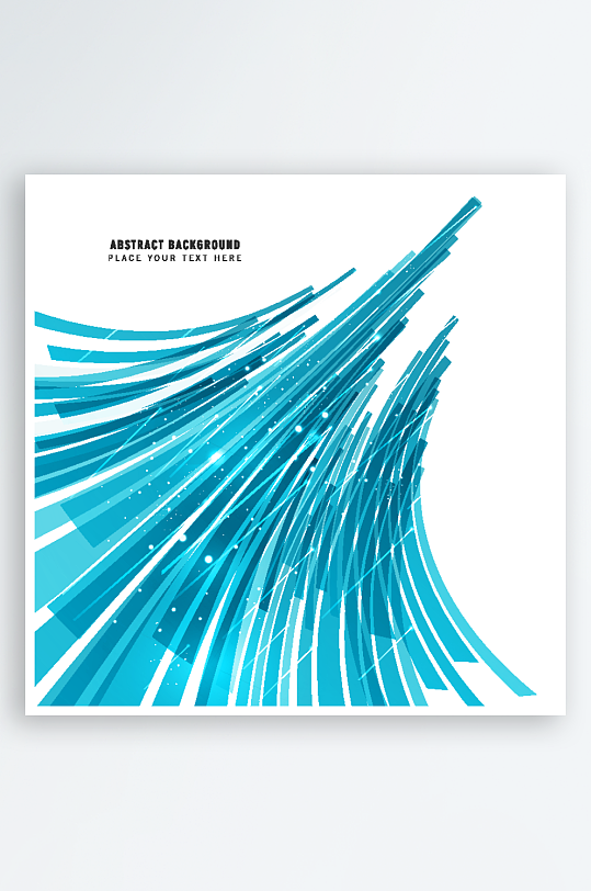 蓝色动感线条抽象背景图-众图网