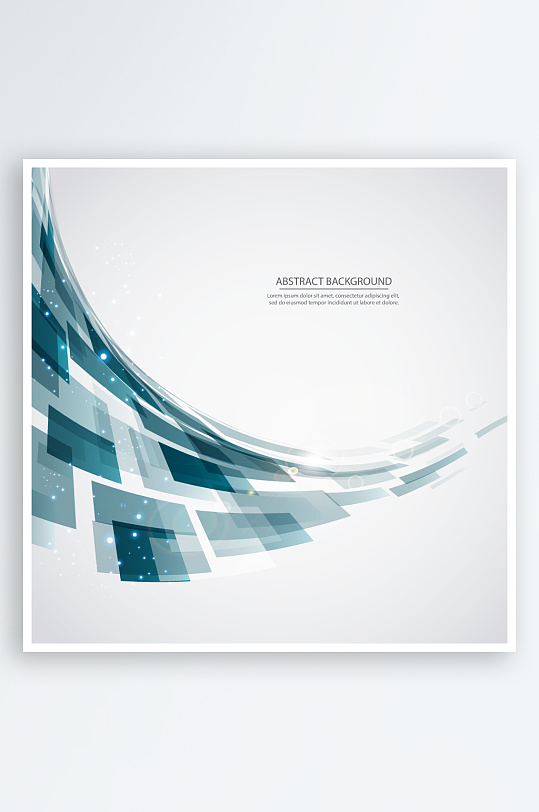 科技感几何线条抽象图案-众图网