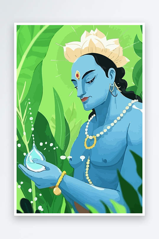 西方男神男人插画元素-众图网