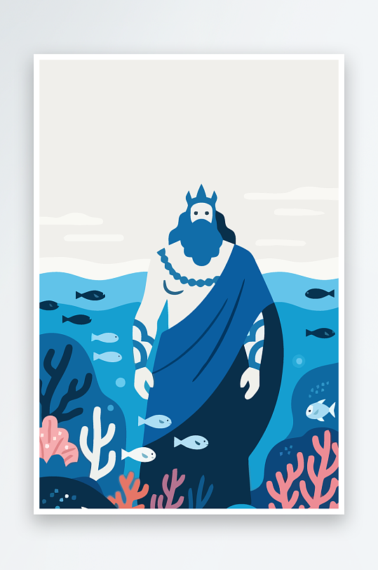 西方神话人物插画-众图网