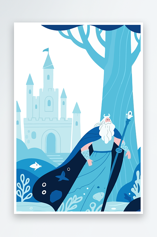 西方神话人物插画-众图网