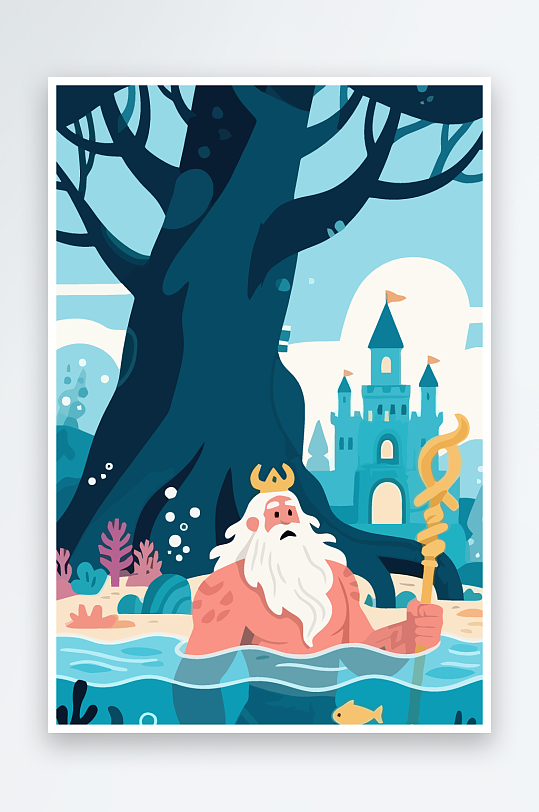 西方神话人物插画-众图网