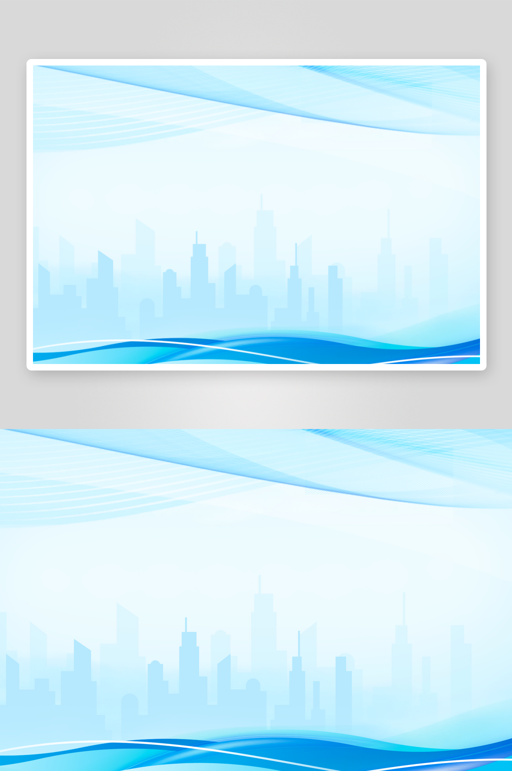浅蓝色展板背景模板素材