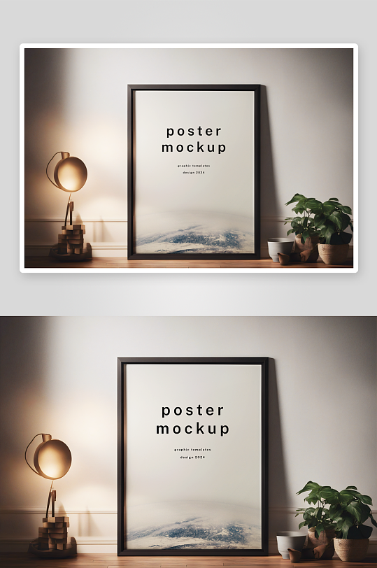 画框相框样机mockup分层素材-众图网