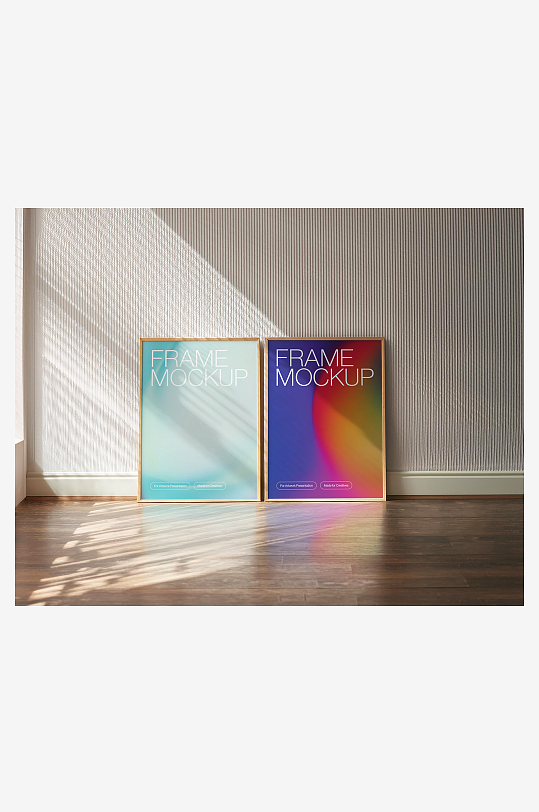 画框相框样机mockup分层素材-众图网