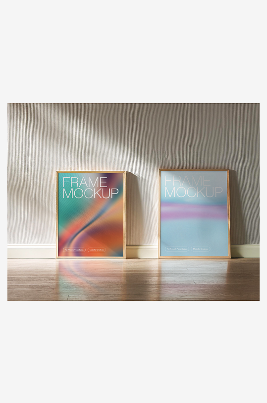 画框相框样机mockup分层素材-众图网