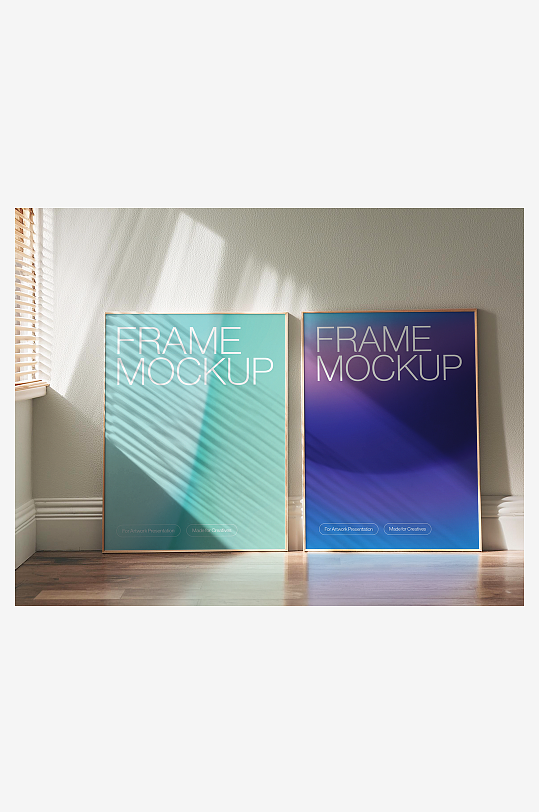 画框相框样机mockup分层素材-众图网