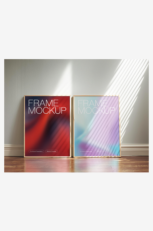 画框相框样机mockup分层素材-众图网