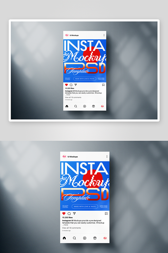 画框相框样机mockup分层素材-众图网