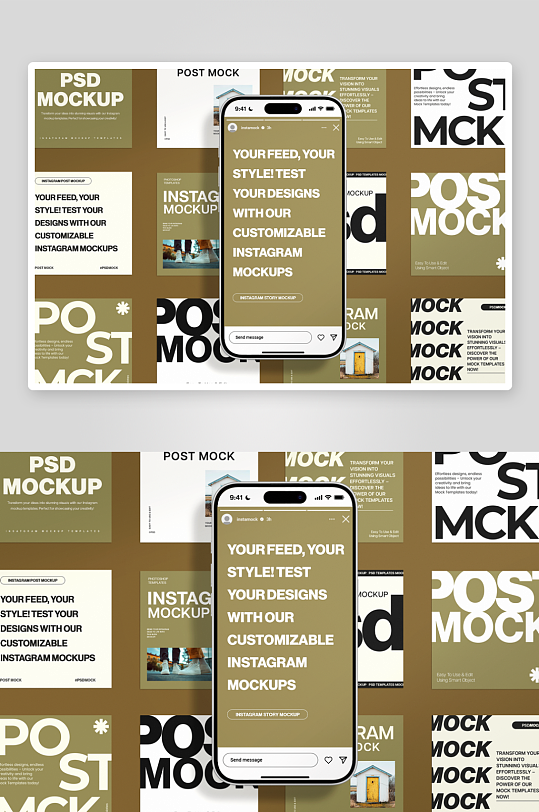 手机样机mockup分层素材-众图网