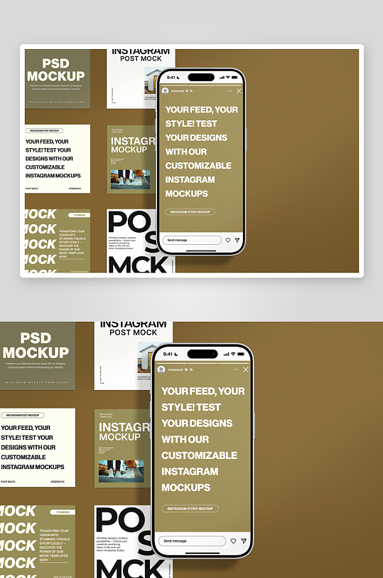 手机样机mockup分层素材-众图网