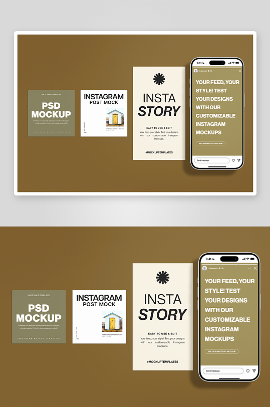 手机样机mockup分层素材-众图网