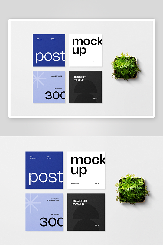 海报传单样机mockup分层素材-众图网