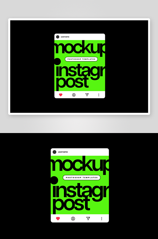 海报传单样机mockup分层素材-众图网