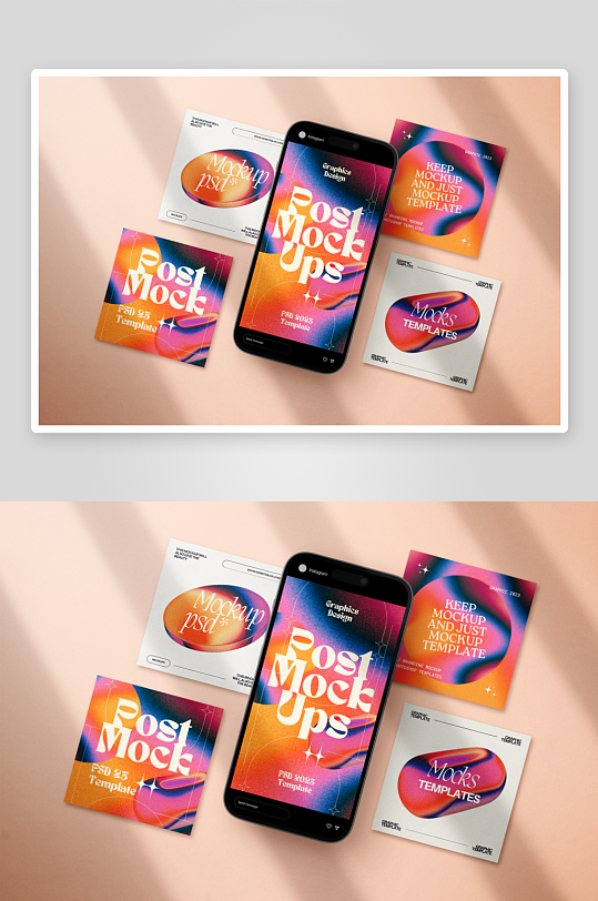 手机样机mockup分层素材-众图网