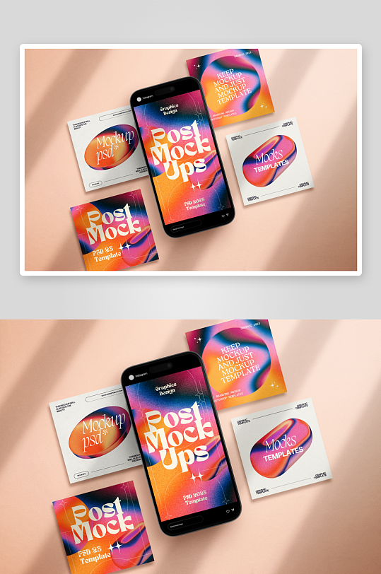 手机样机mockup分层素材-众图网