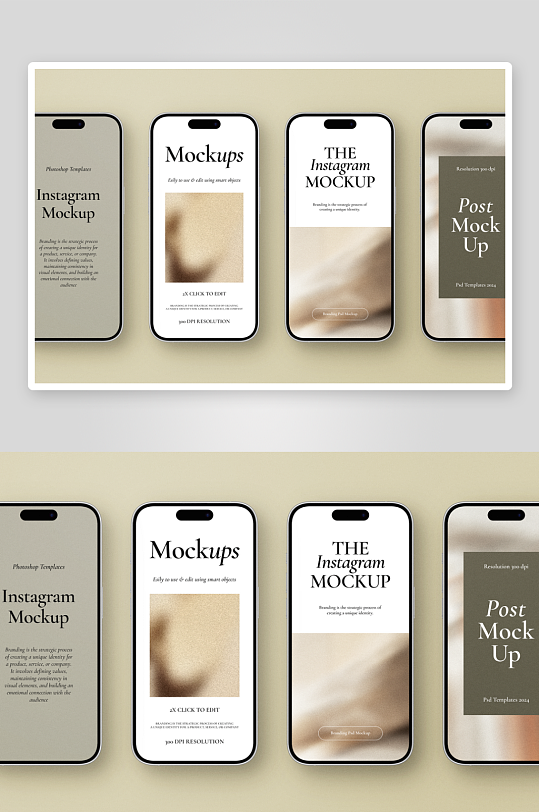 iPhone样机mockup分层素材-众图网