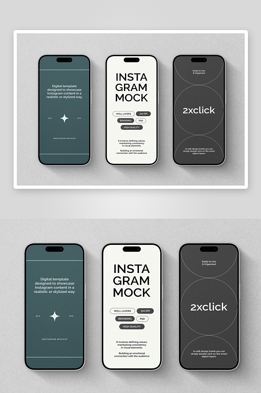 iPhone样机mockup分层素材-众图网