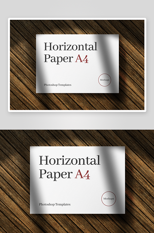 传单广告样机mockup分层素材-众图网