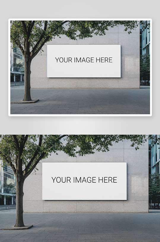 户外广告牌样机mockup分层素材-众图网